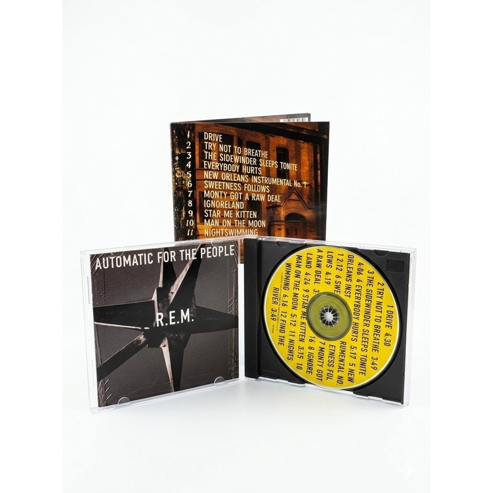 R.E.M. Automatic for the People CD 1992 Warner Bros W2 45055 Everybody Hurts